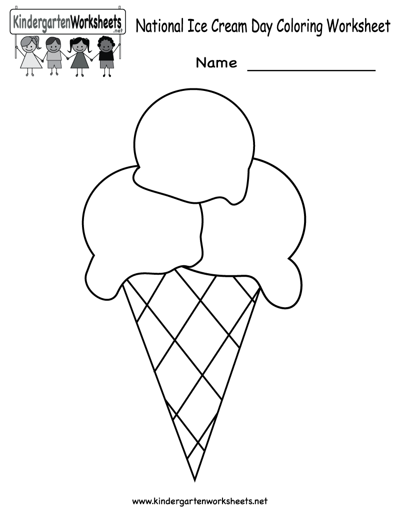 Ice Cream Printable Activities