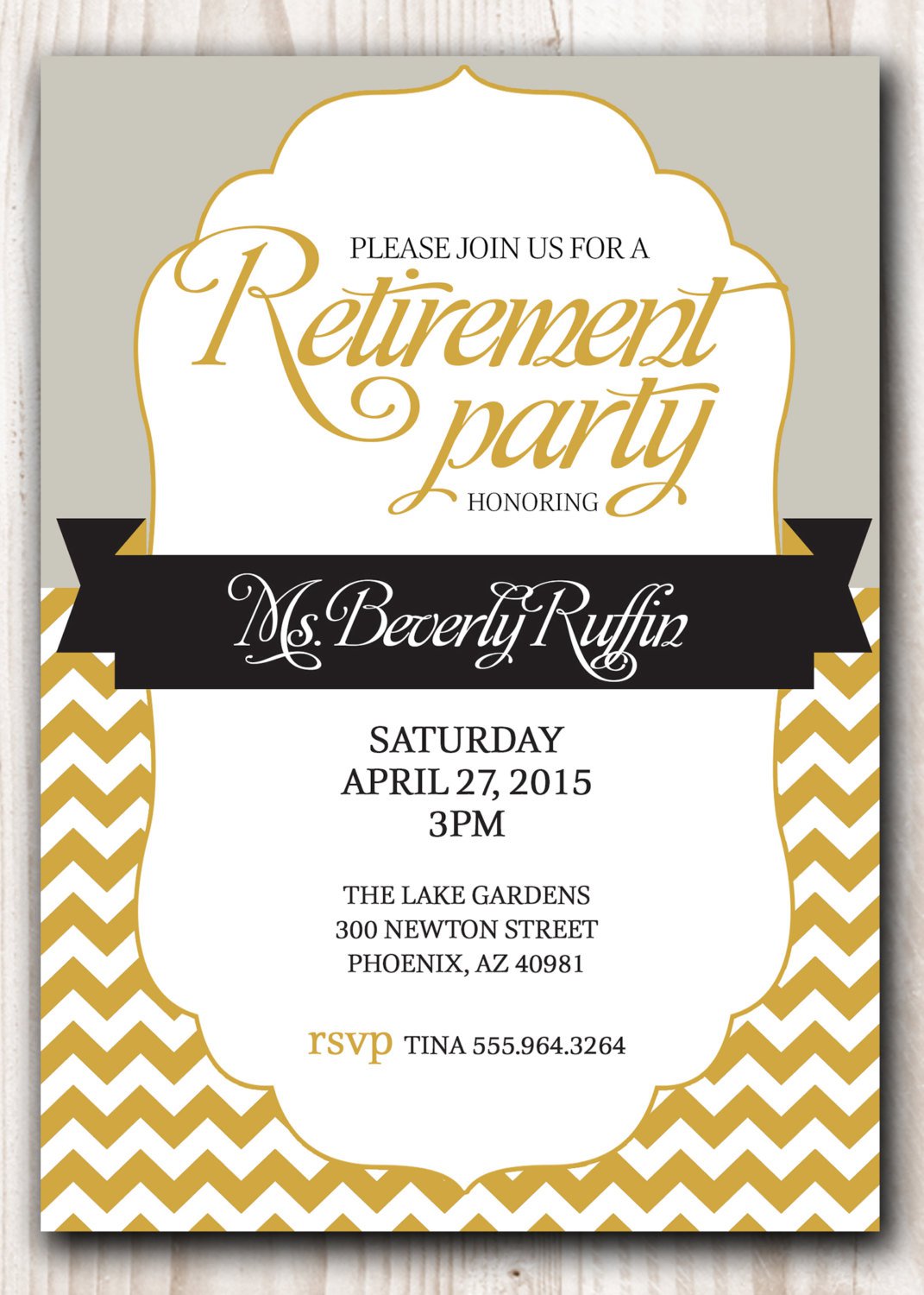 Ideas Retirement Party Invitations