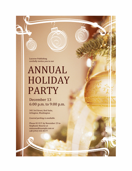 Invitation Flyer Template Free Download