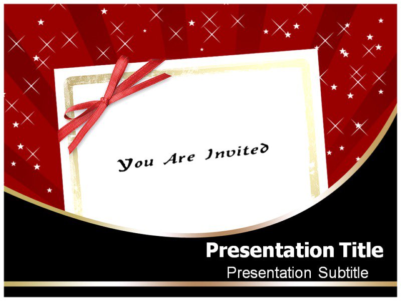 Invitation Powerpoint Templates Free