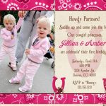 Little Girls First Birthday Invitations