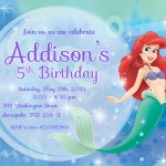 Little Mermaid Invitation Templates