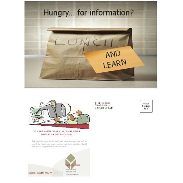 Lunch And Learn Invitation Template