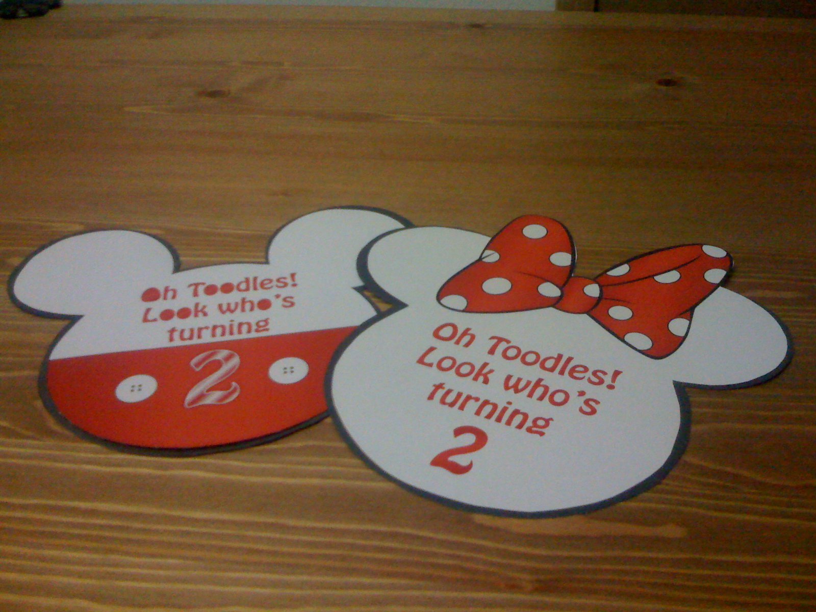 Meeska Mooska Mickey Mouse Invitations