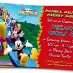 Mickey Mouse Printable Invitations Free