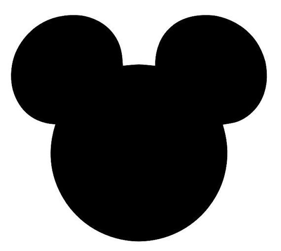 Mickey Mouse Head Silhouette