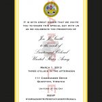Military Promotion Invitation Templates