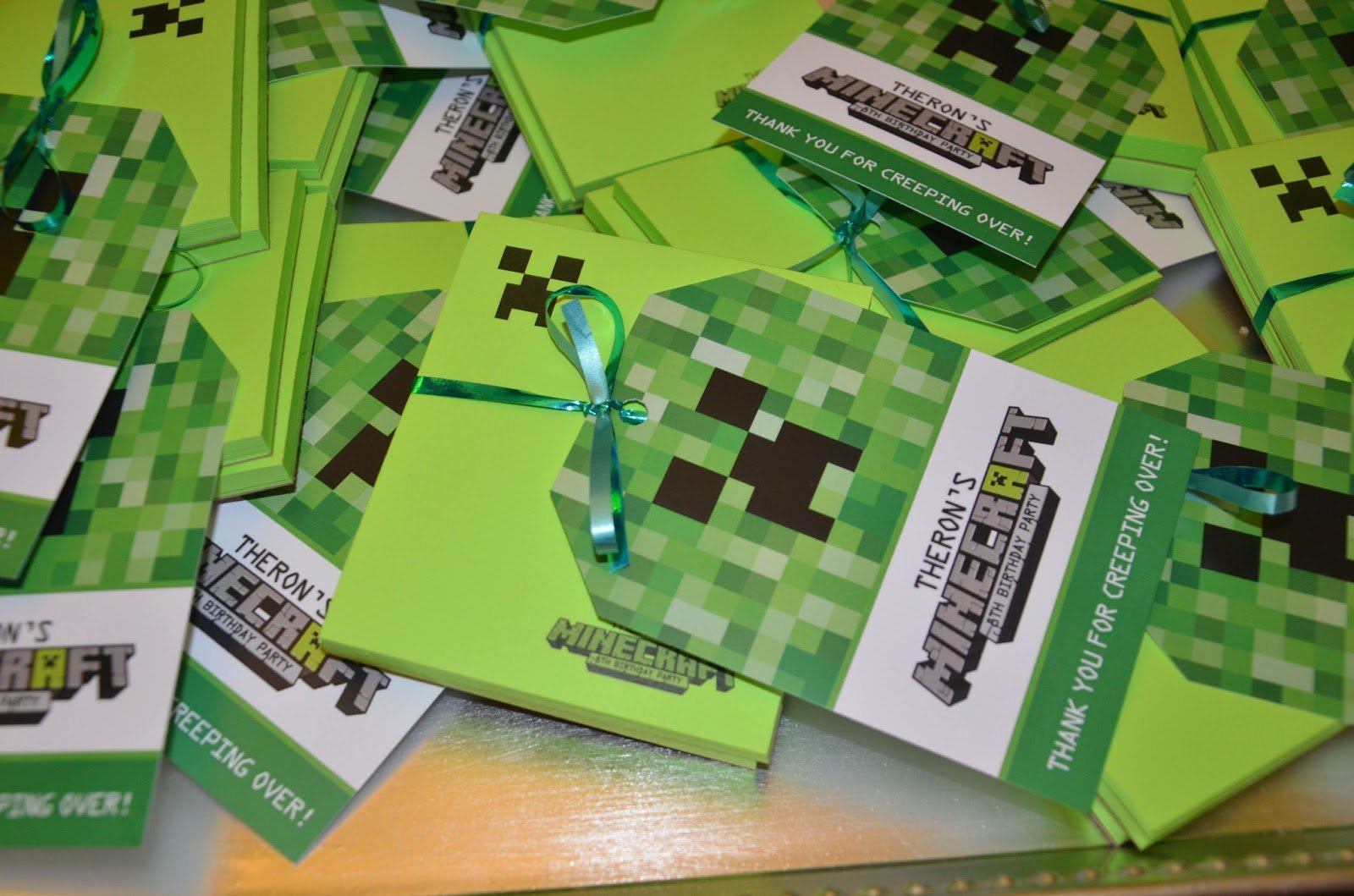 Minecraft Party Invitations Walmart