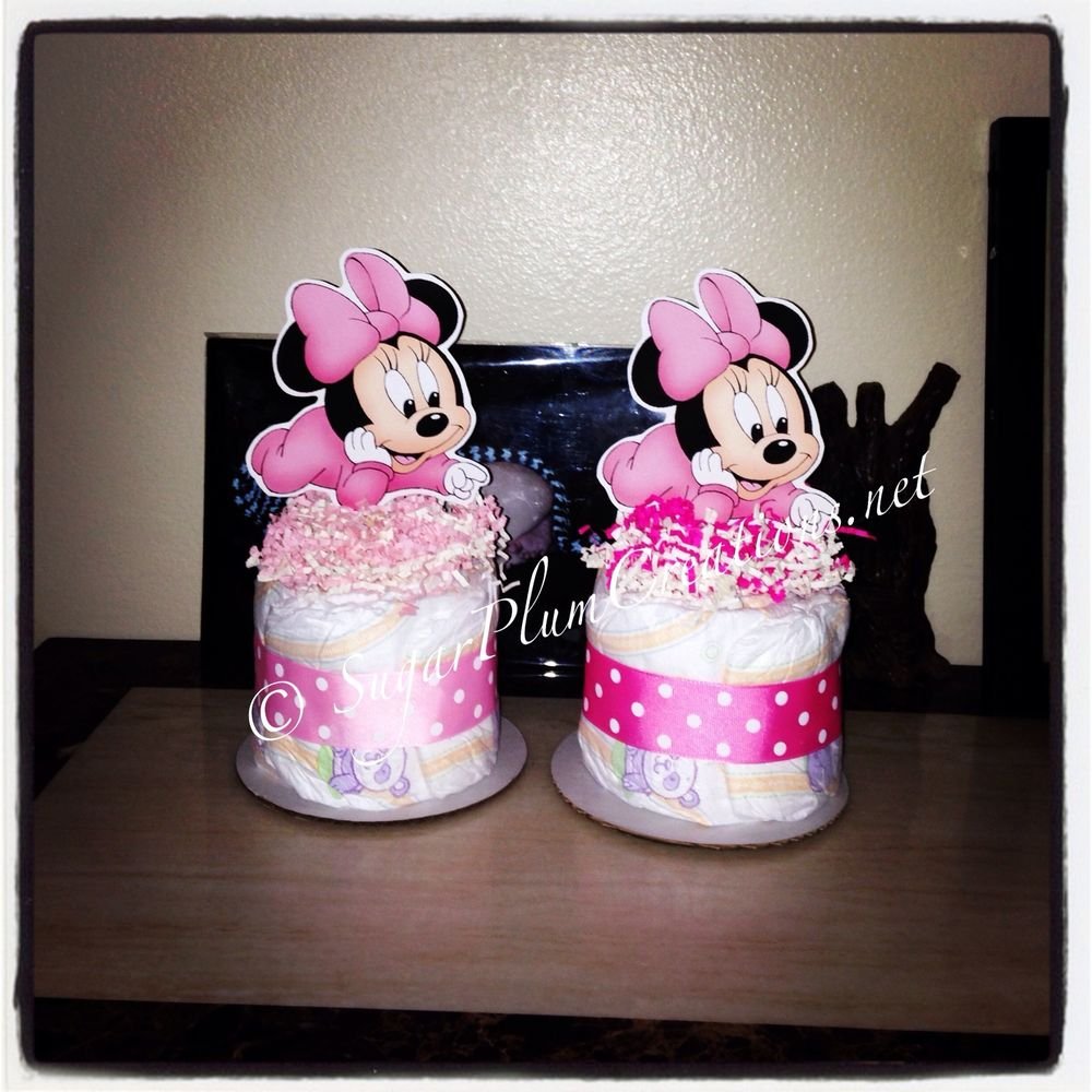 Minnie Mouse Baby Shower Centerpieces