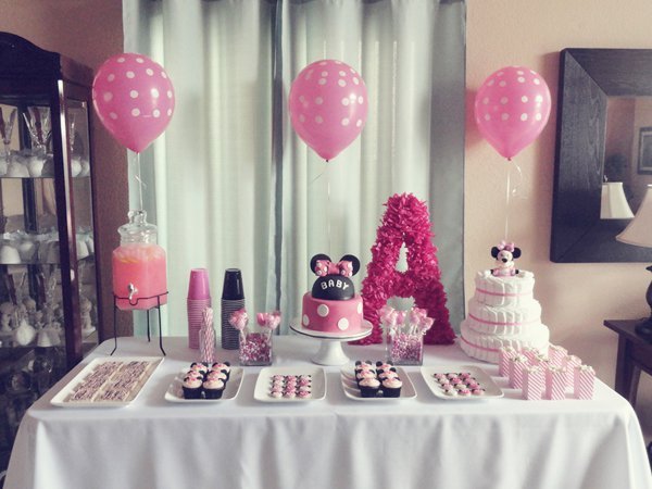 Minnie Mouse Baby Shower Decorations