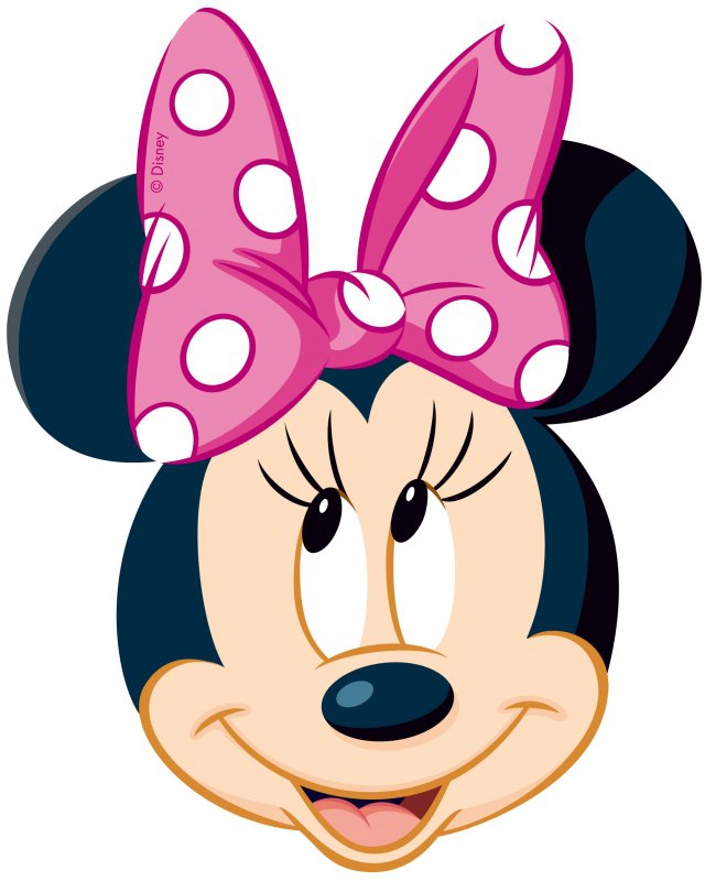 Minnie Mouse Cut Out Template