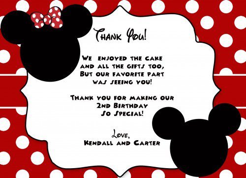 Minnie Mouse Printable Birthday Invitations Free