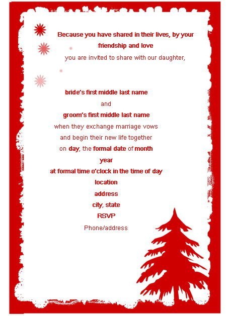 Office Christmas Party Invitation Wording Samples