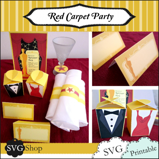 Oscar Party Invitations Templates