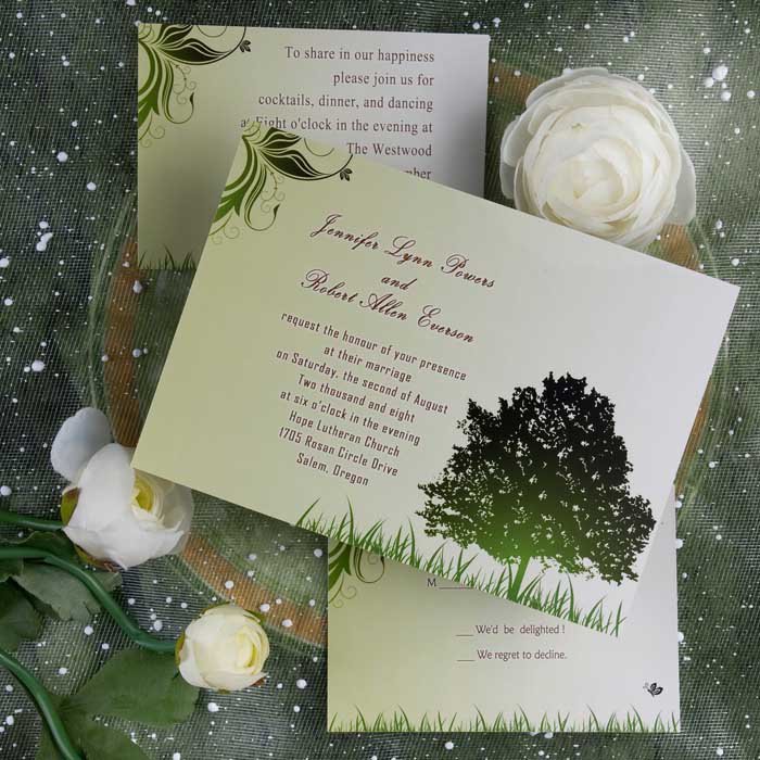 Outdoor Wedding Invitations