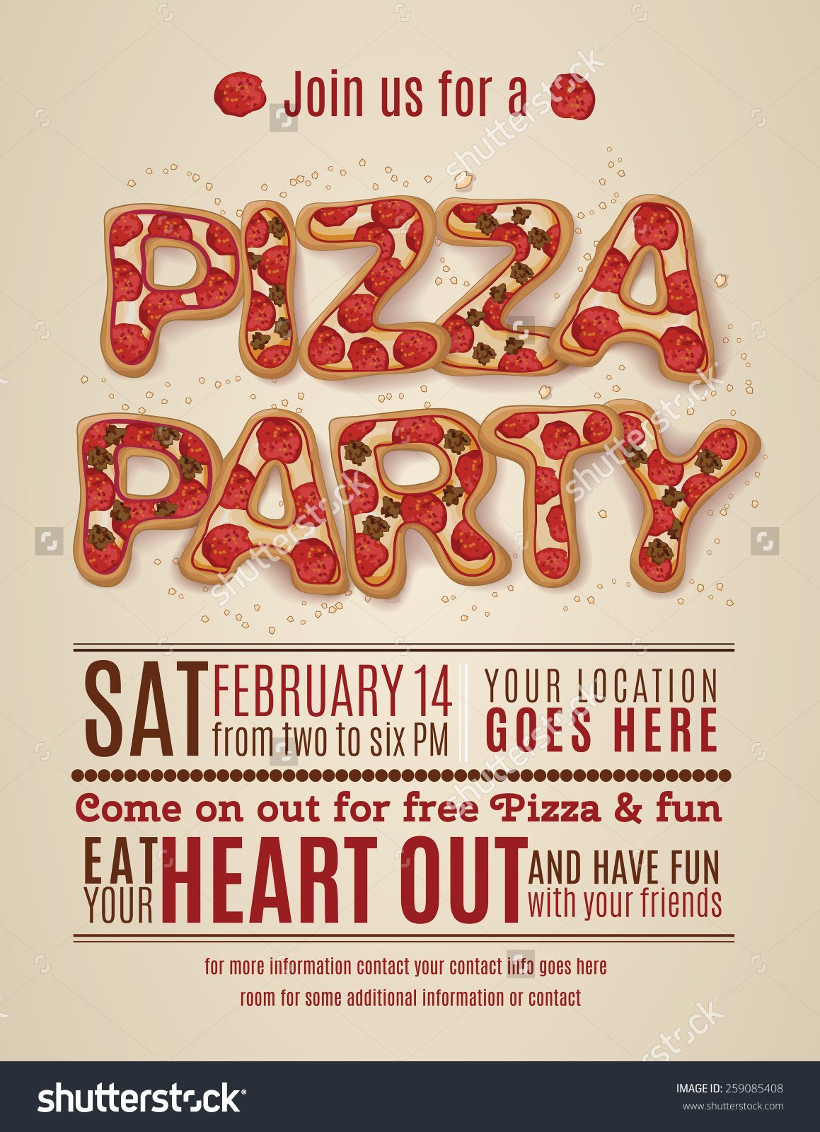 Party Invitation Flyer Design