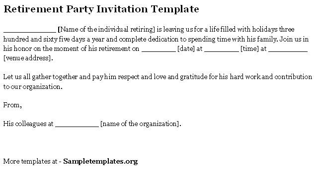 Party Invitation Letter Sample Free