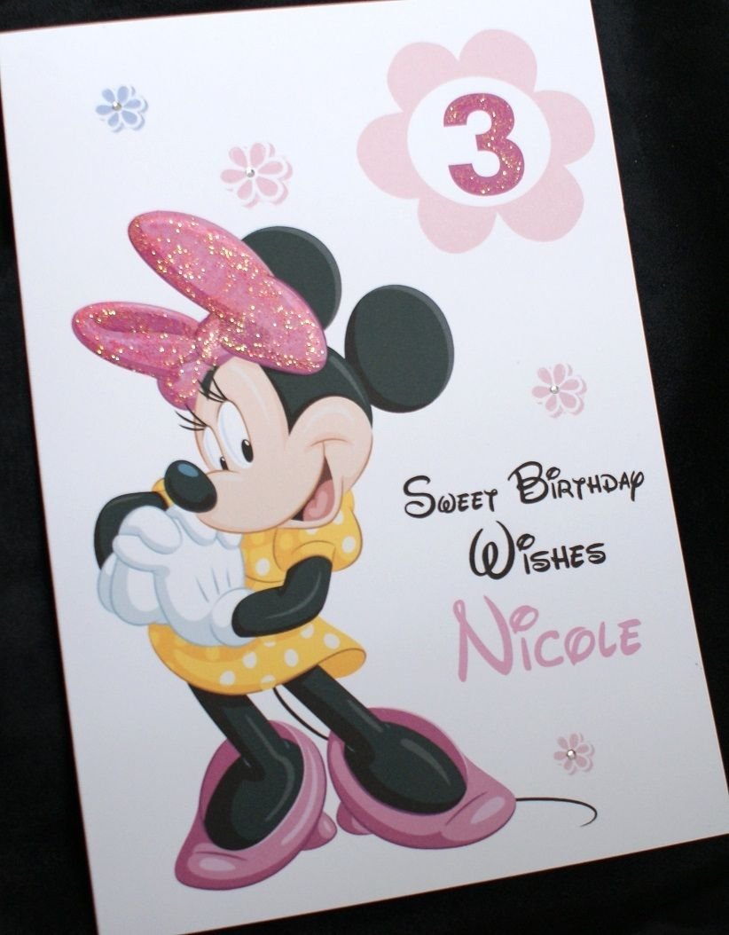 Personalised Minnie Mouse Invitations Uk