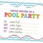 Pool Party Birthday Invitation Wording