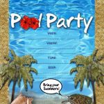 Pool Party Invitations