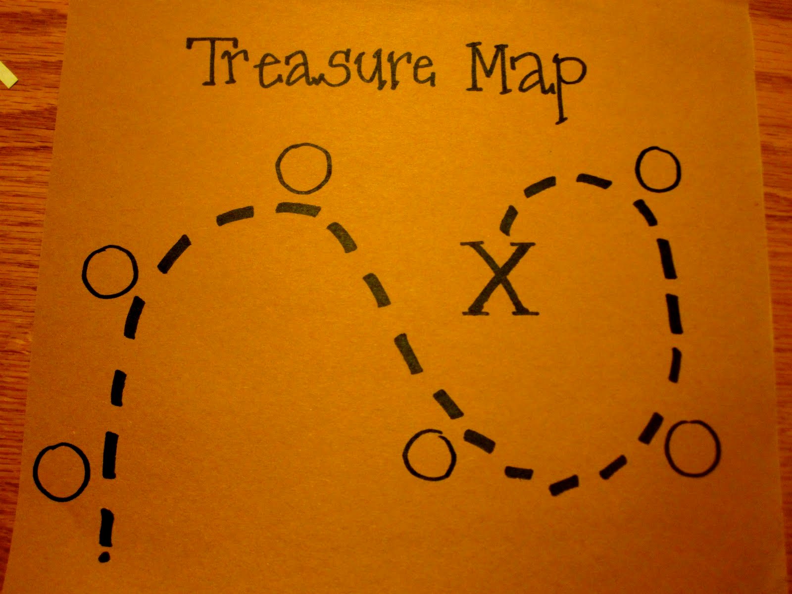 Preschool Printable Treasure Map