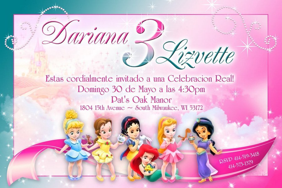 Princess Invitation Templates