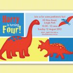 Printable Dinosaur Party Invitations Free