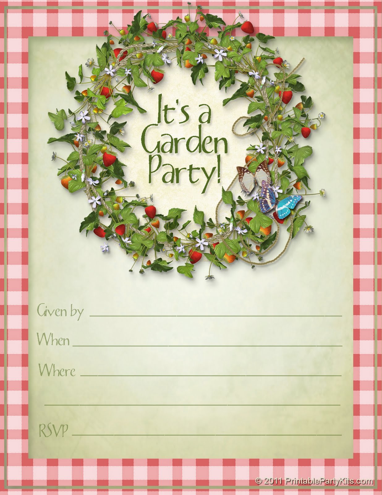 Printable Party Invitation Templates Uk