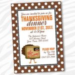 Free Printable Thanksgiving Dinner Invitations