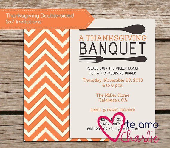 Printable Thanksgiving Invitations