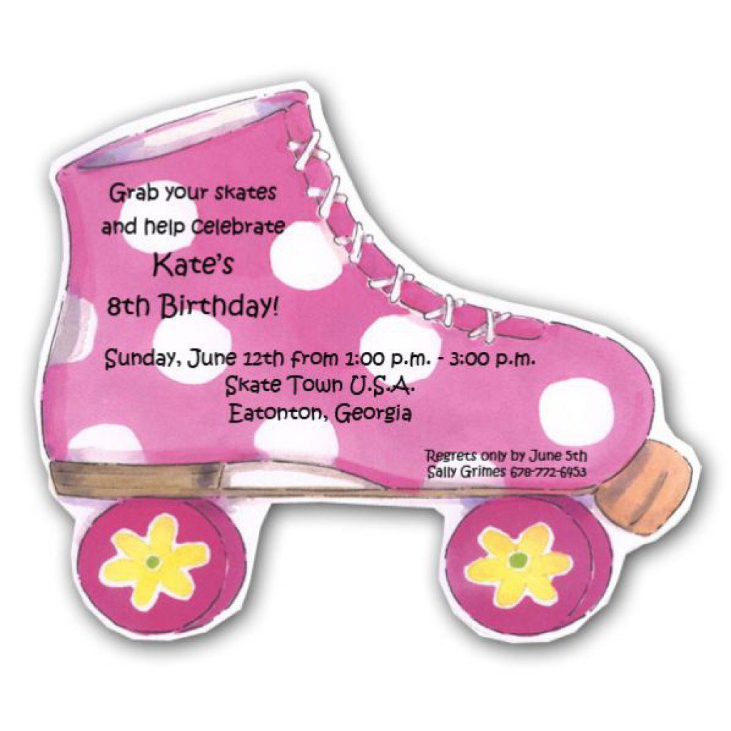 Roller Skating Invitation Templates