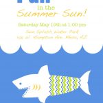 Shark Boy Birthday Invitations Free Printable