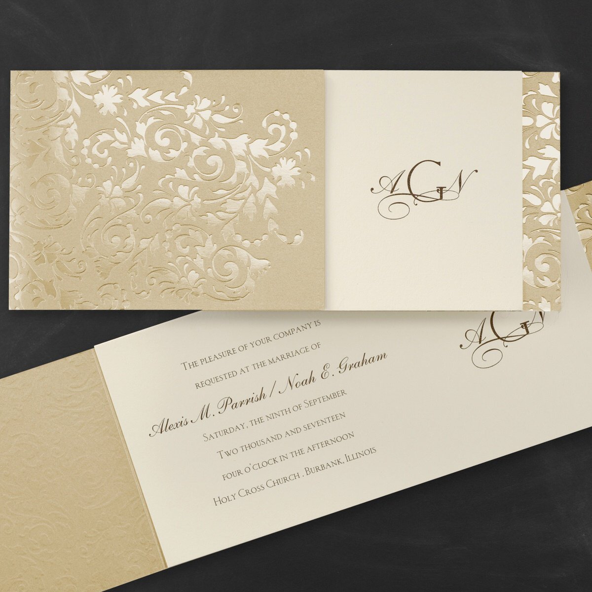 Simple But Elegant Wedding Invitations Carlson Craft