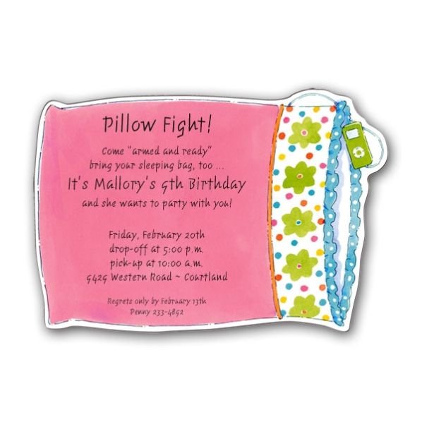 Slumber Party Invitation Templates Free