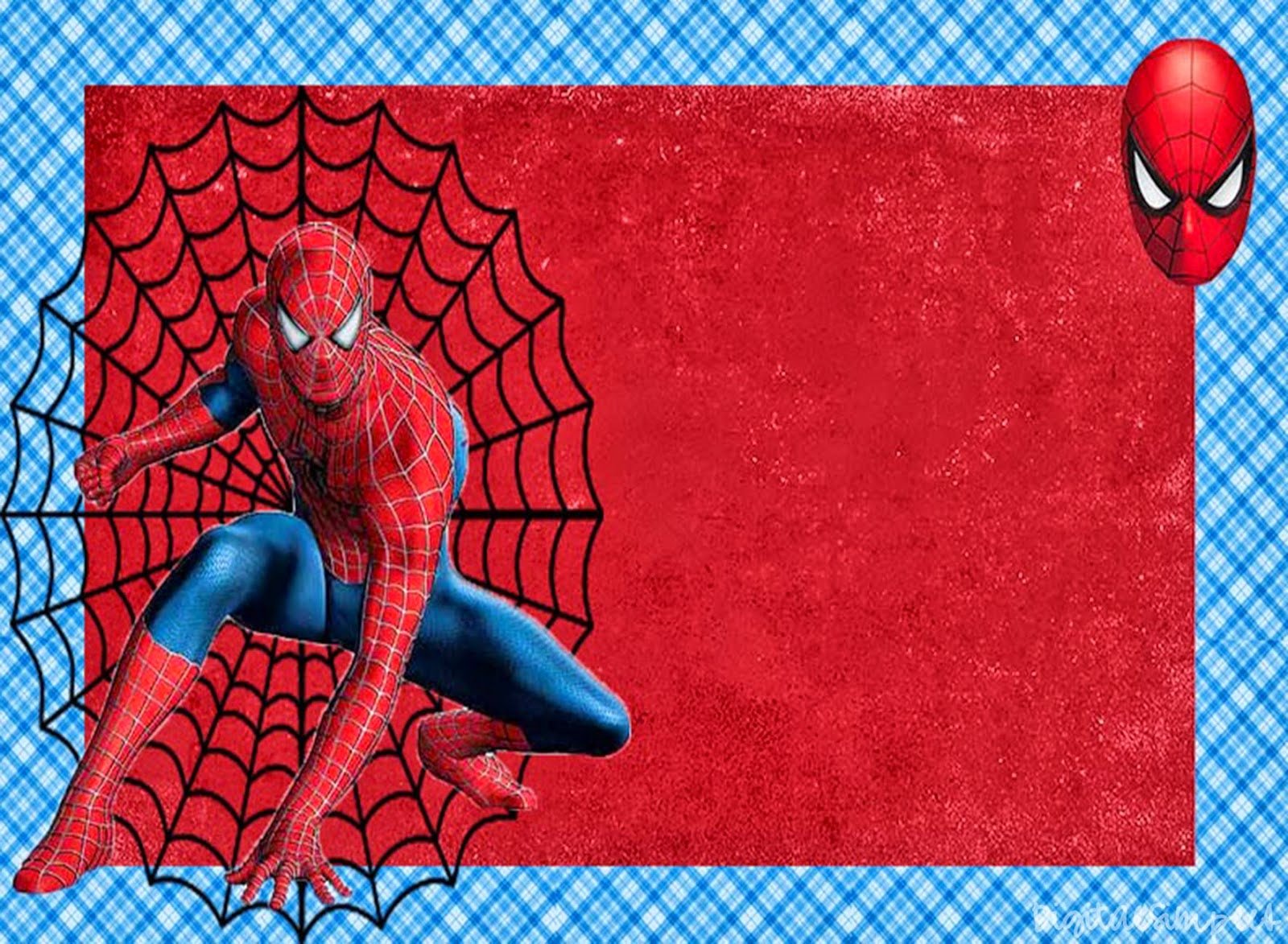 Spiderman Invitations Free Download