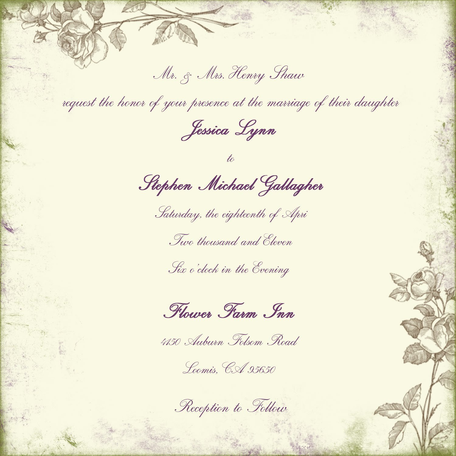 Spiritual Wedding Invitations