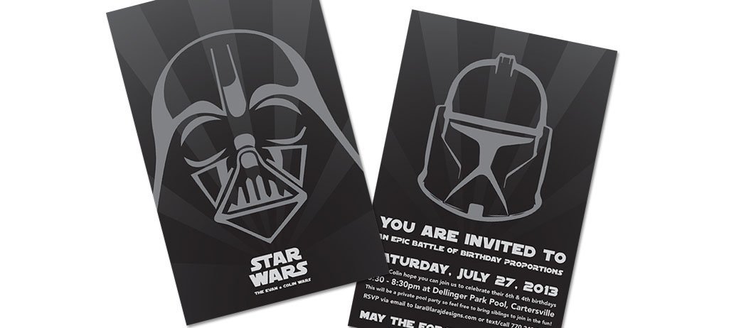 Star Wars Electronic Invitations