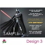 Star Wars Invitation Templates