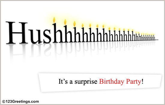 Surprise 50th Birthday Clip Art