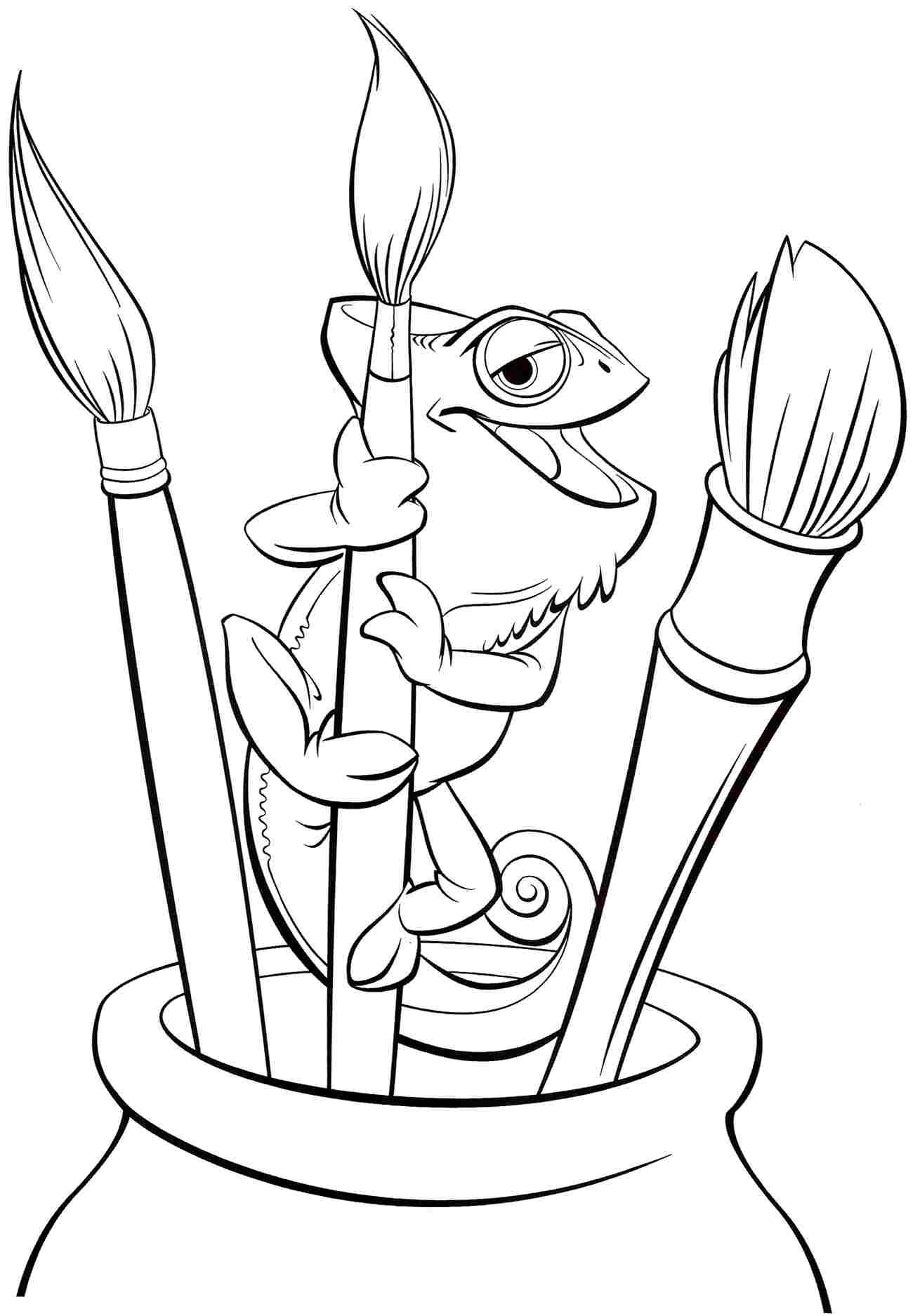 Tangled Coloring Pages Printable