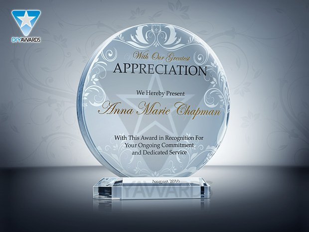 Teacher Of The Year Plaque Wording