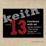 Teen Birthday Party Invitations Free