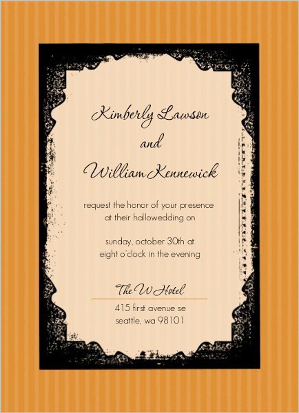 Vintage Halloween Invitations