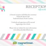 Wedding Invitation Information Insert