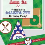 Work Baseball Party Invitations Printable