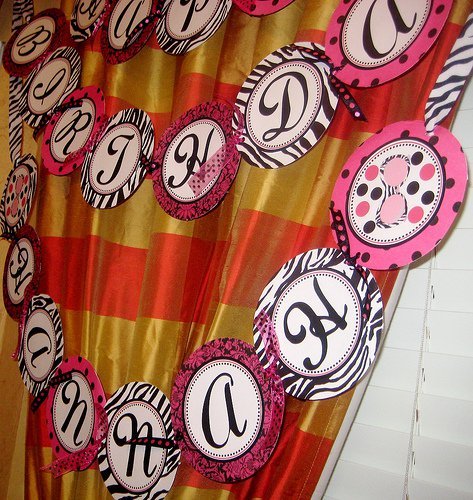 Zebra Print Slumber Party Favors