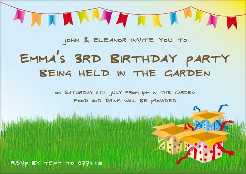 11th Birthday Invitation Wording Samples