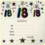 18th Birthday Invitations For Boys