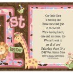 1st Birthday Rhymes For Invitations