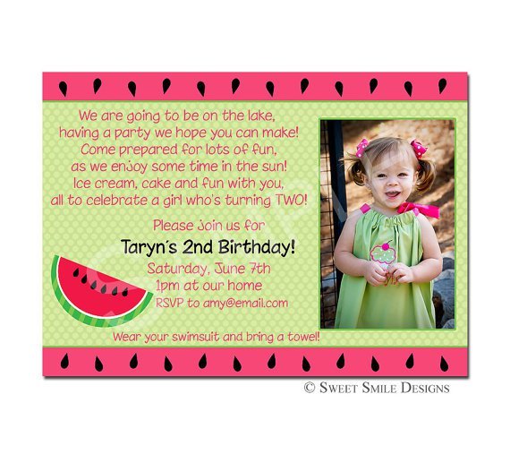 2nd Birthday Invitation Wording